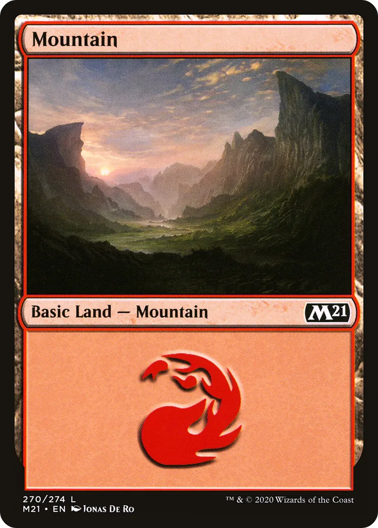 Mountain — Core Set 2021 — Magic: The Gathering