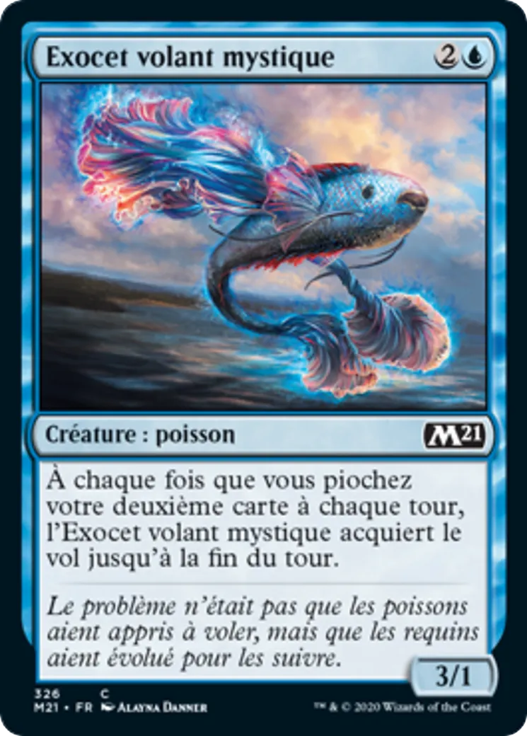 Exocet volant mystique — Core Set 2021 — Magic: The Gathering