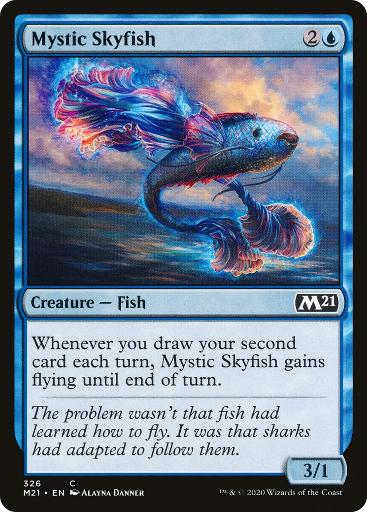 Mystic Skyfish — Core Set 2021 — Magic: The Gathering