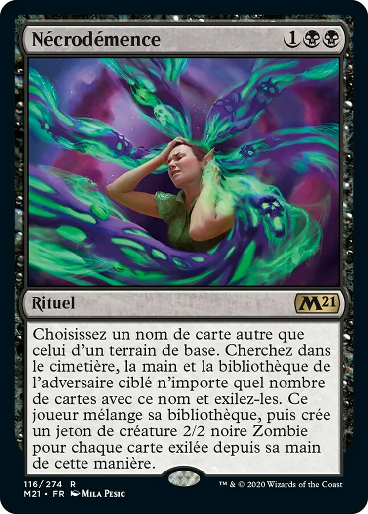 Nécrodémence — Core Set 2021 — Magic: The Gathering