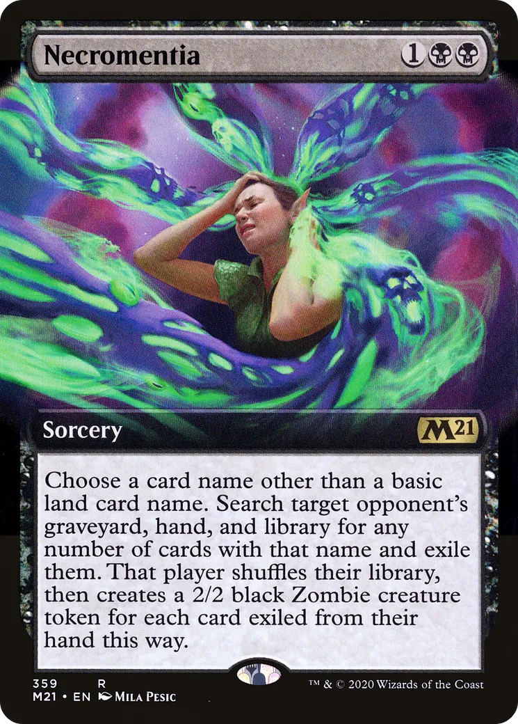 Necromentia — Core Set 2021 — Magic: The Gathering
