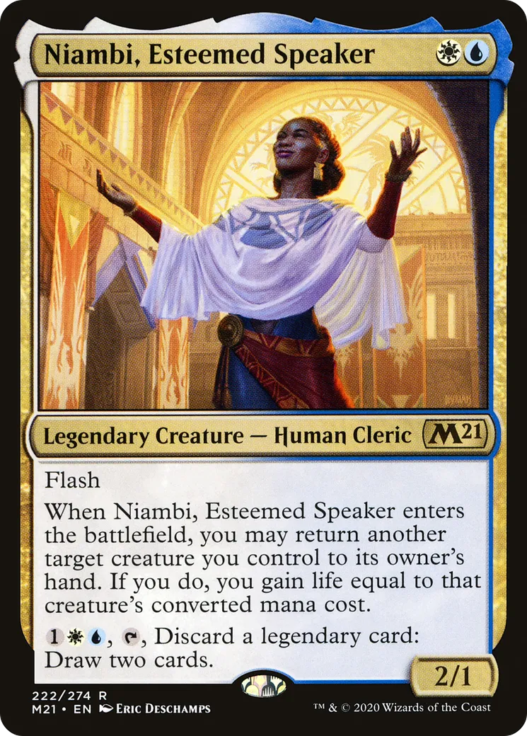 Niambi, oratrice respectée — Core Set 2021 — Magic: The Gathering