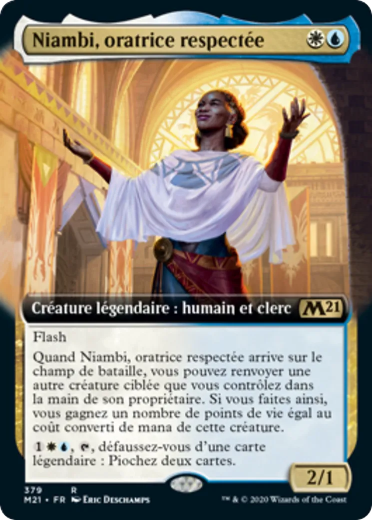 Niambi, oratrice respectée — Core Set 2021 — Magic: The Gathering
