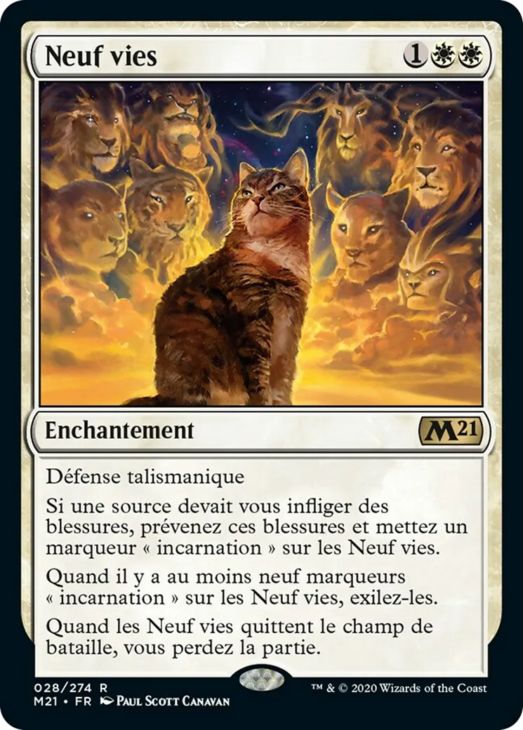 Neuf vies — Core Set 2021 — Magic: The Gathering