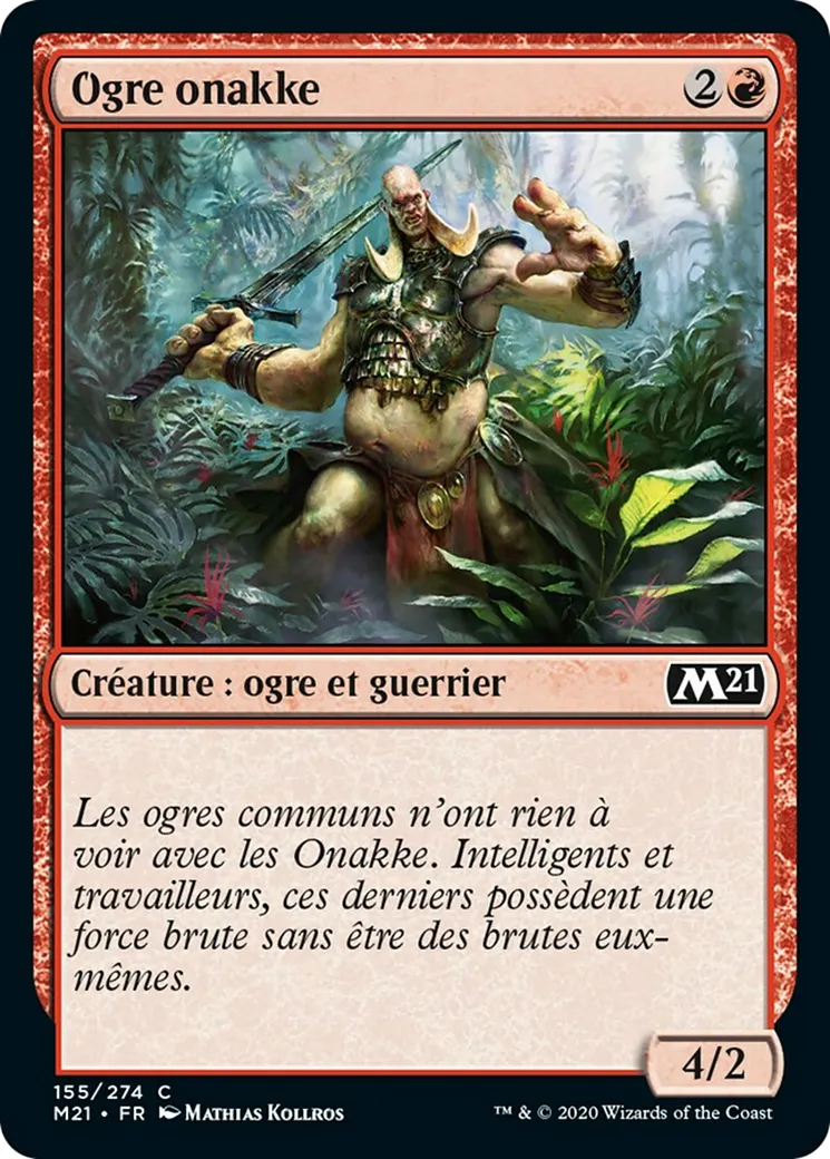 Ogre onakke — Core Set 2021 — Magic: The Gathering
