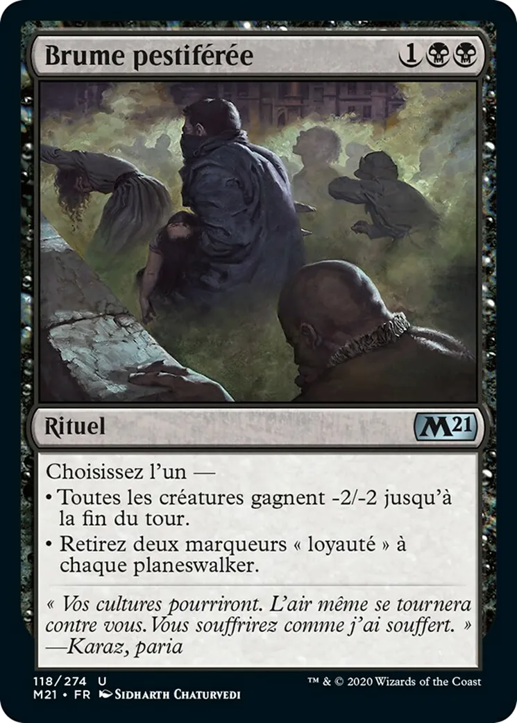 Brume pestiférée — Core Set 2021 — Magic: The Gathering