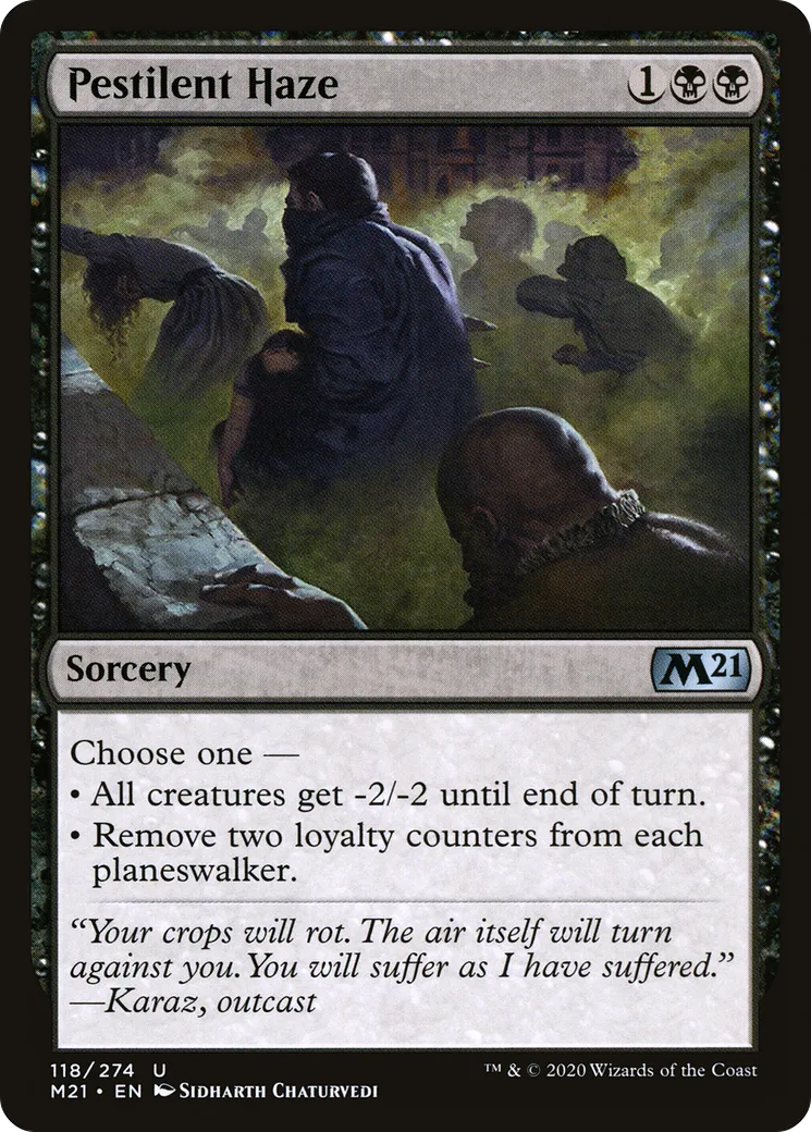 Pestilent Haze — Core Set 2021 — Magic: The Gathering