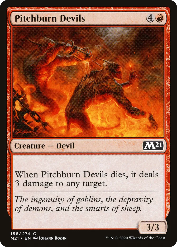 Pitchburn Devils — Core Set 2021 — Magic: The Gathering