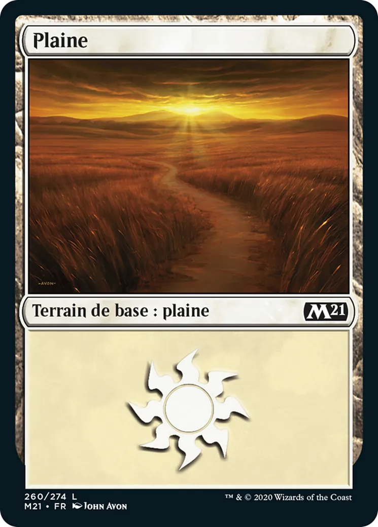 Plaine — Core Set 2021 — Magic: The Gathering