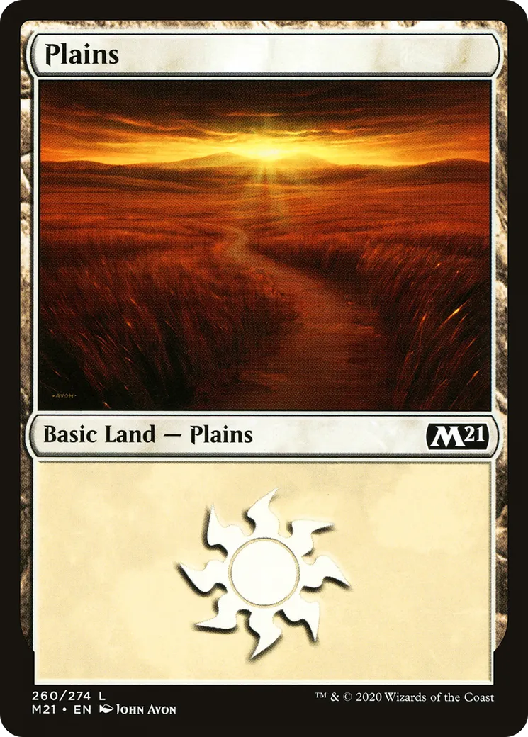 Plaine — Core Set 2021 — Magic: The Gathering