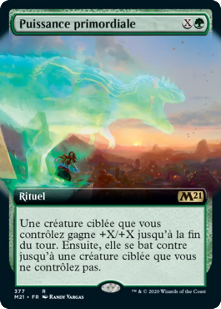 Puissance primordiale from Core Set 2021 - Magic: The Gathering