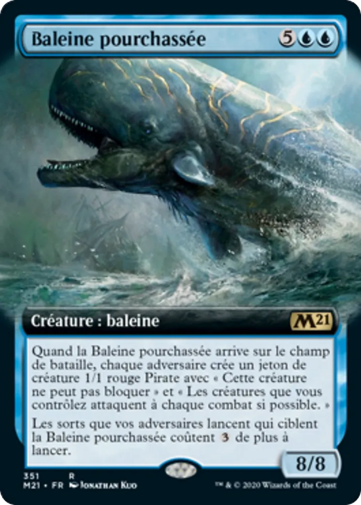 Baleine pourchassée — Core Set 2021 — Magic: The Gathering