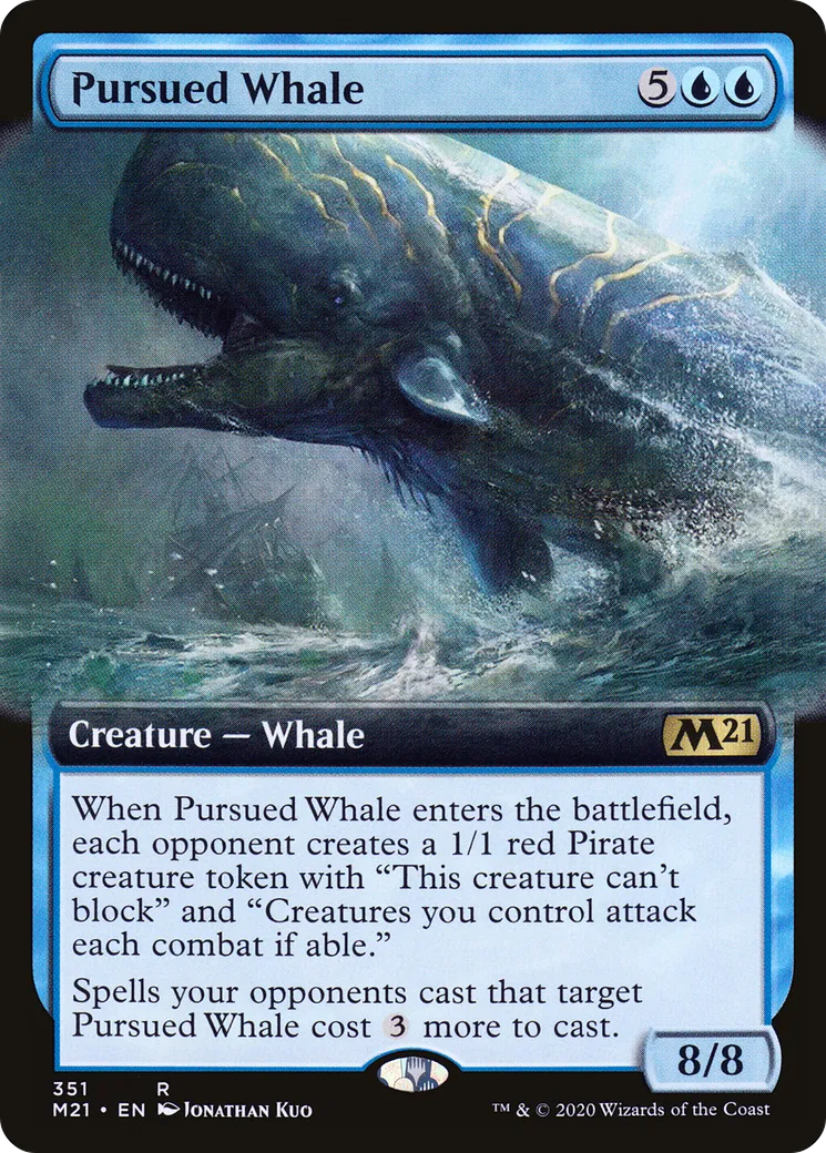Pursued Whale — Core Set 2021 — Magic: The Gathering
