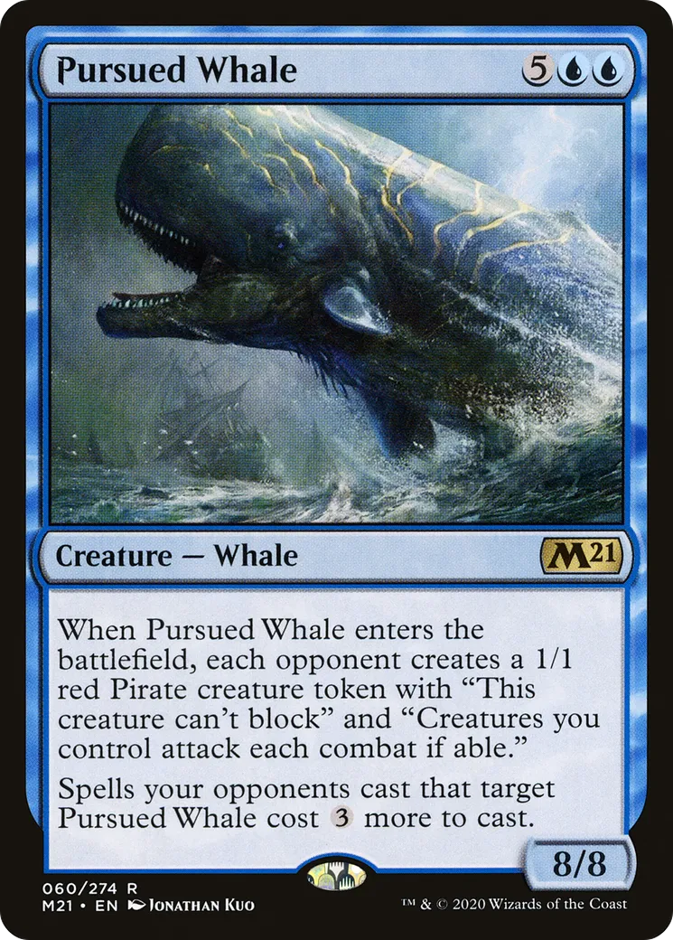 Pursued Whale — Core Set 2021 — Magic: The Gathering