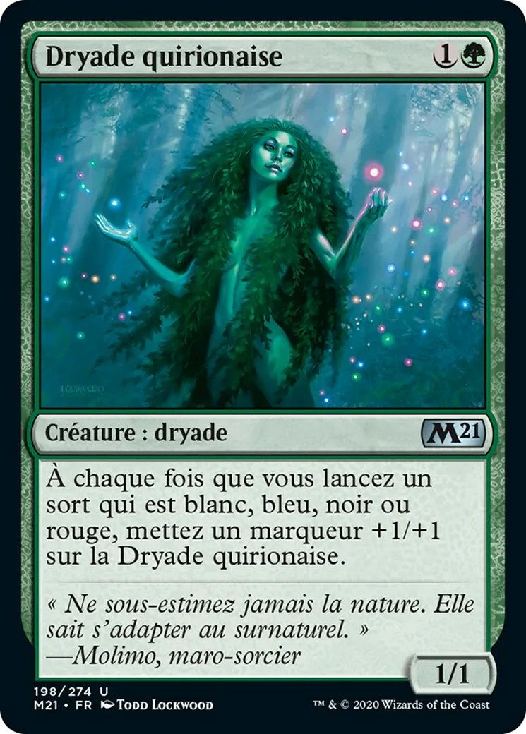 Dryade quirionaise — Core Set 2021 — Magic: The Gathering