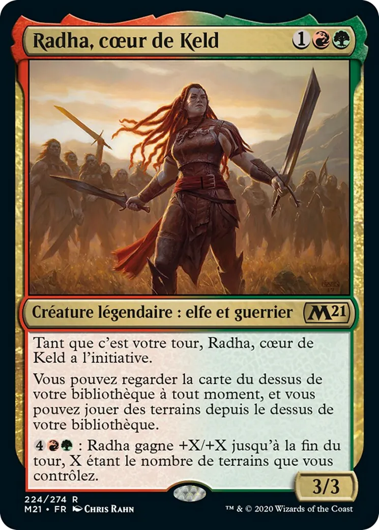Radha, cœur de Keld — Core Set 2021 — Magic: The Gathering