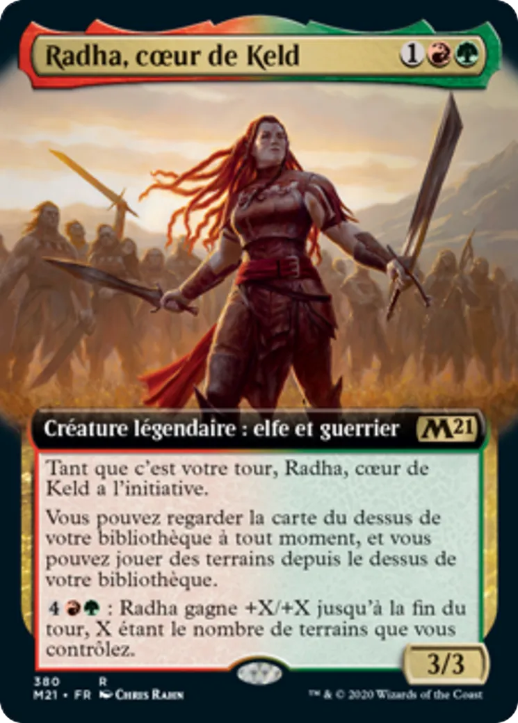 Radha, cœur de Keld — Core Set 2021 — Magic: The Gathering