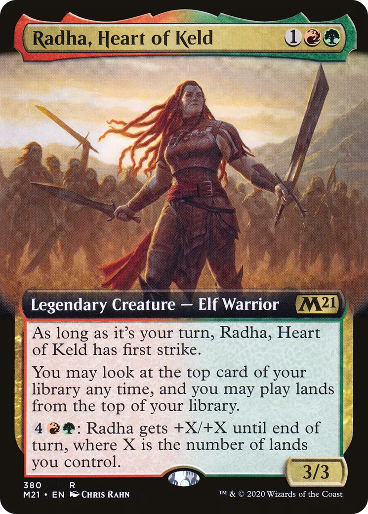 Radha, Heart of Keld from Core Set 2021 - Magic: The Gathering