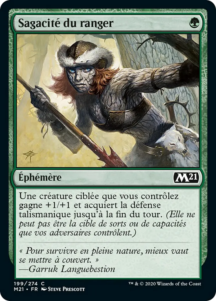 Sagacité du ranger — Core Set 2021 — Magic: The Gathering