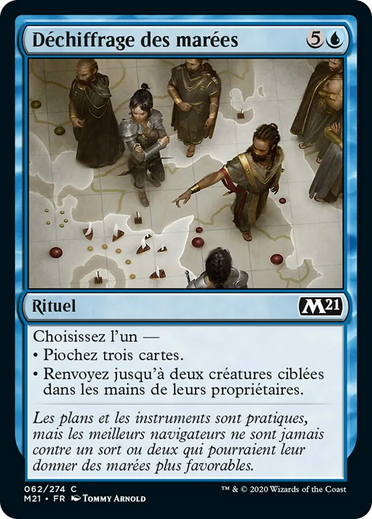 Déchiffrage des marées — Core Set 2021 — Magic: The Gathering