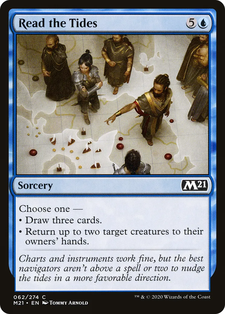 Déchiffrage des marées — Core Set 2021 — Magic: The Gathering