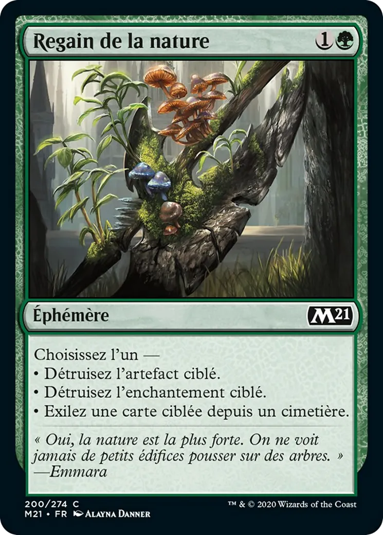 Regain de la la nature — Core Set 2021 — Magic: The Gathering