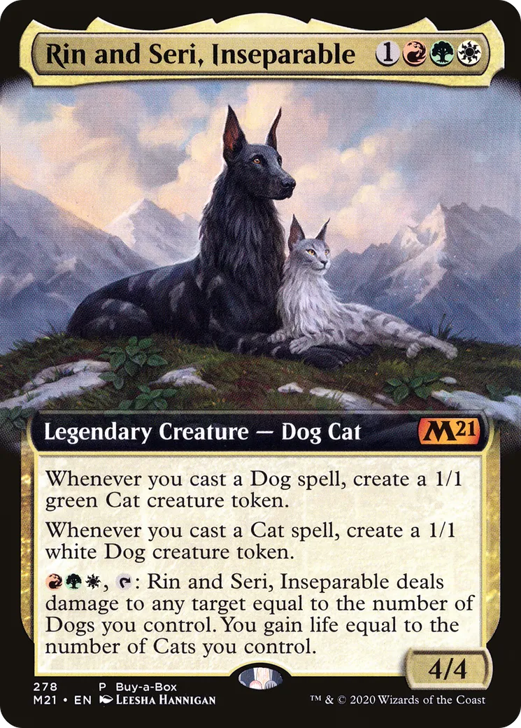 Rin and Seri, Inseparable — Core Set 2021 — Magic: The Gathering