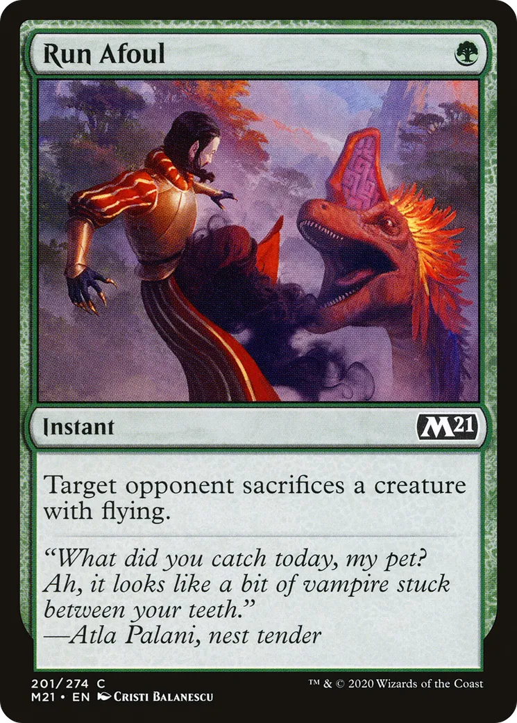 Run Afoul — Core Set 2021 — Magic: The Gathering