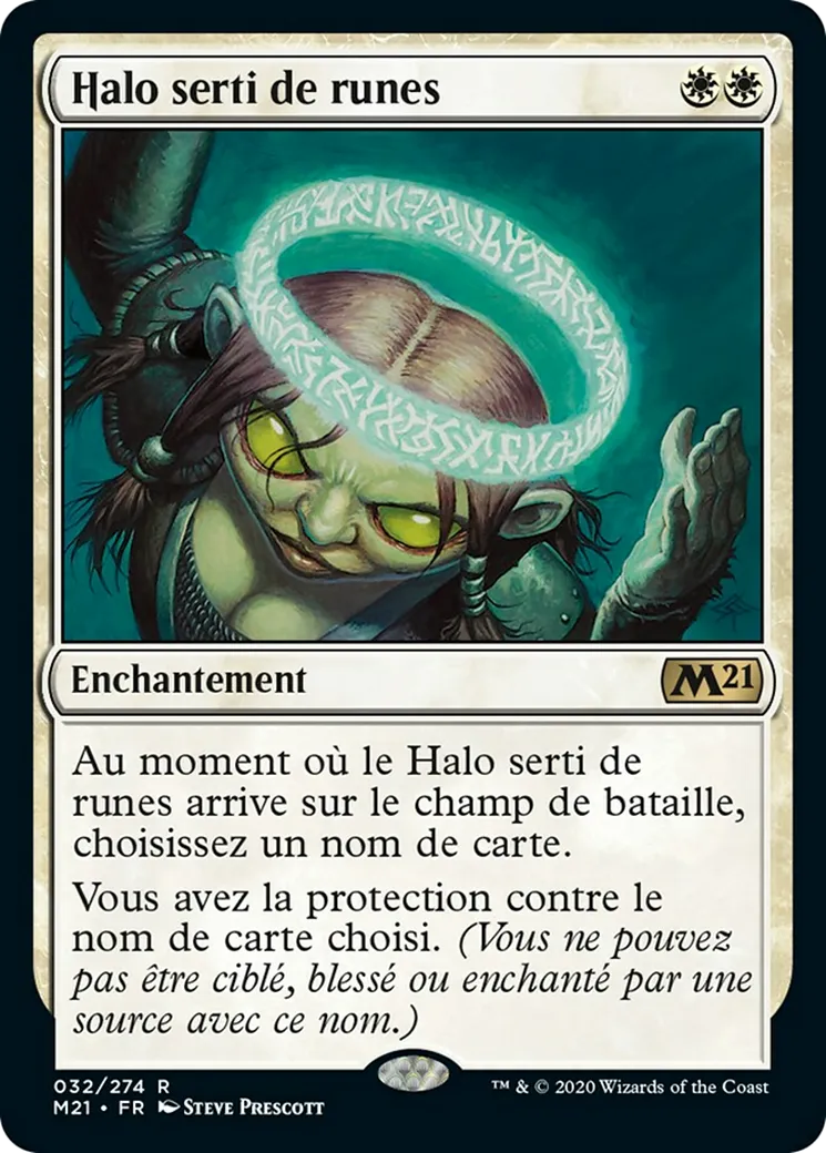 Halo serti de runes — Core Set 2021 — Magic: The Gathering