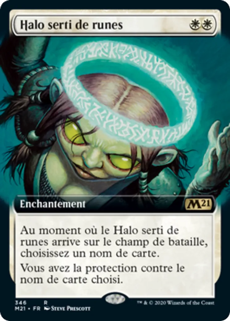 Halo serti de runes — Core Set 2021 — Magic: The Gathering