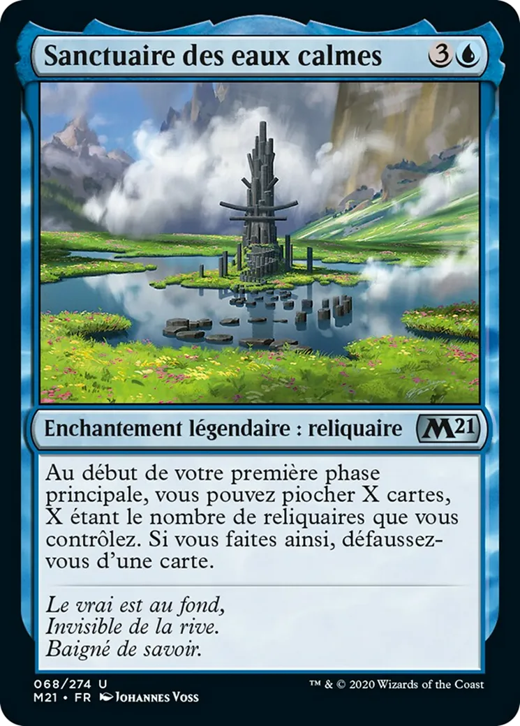 Sanctuaire des eaux calmes — Core Set 2021 — Magic: The Gathering
