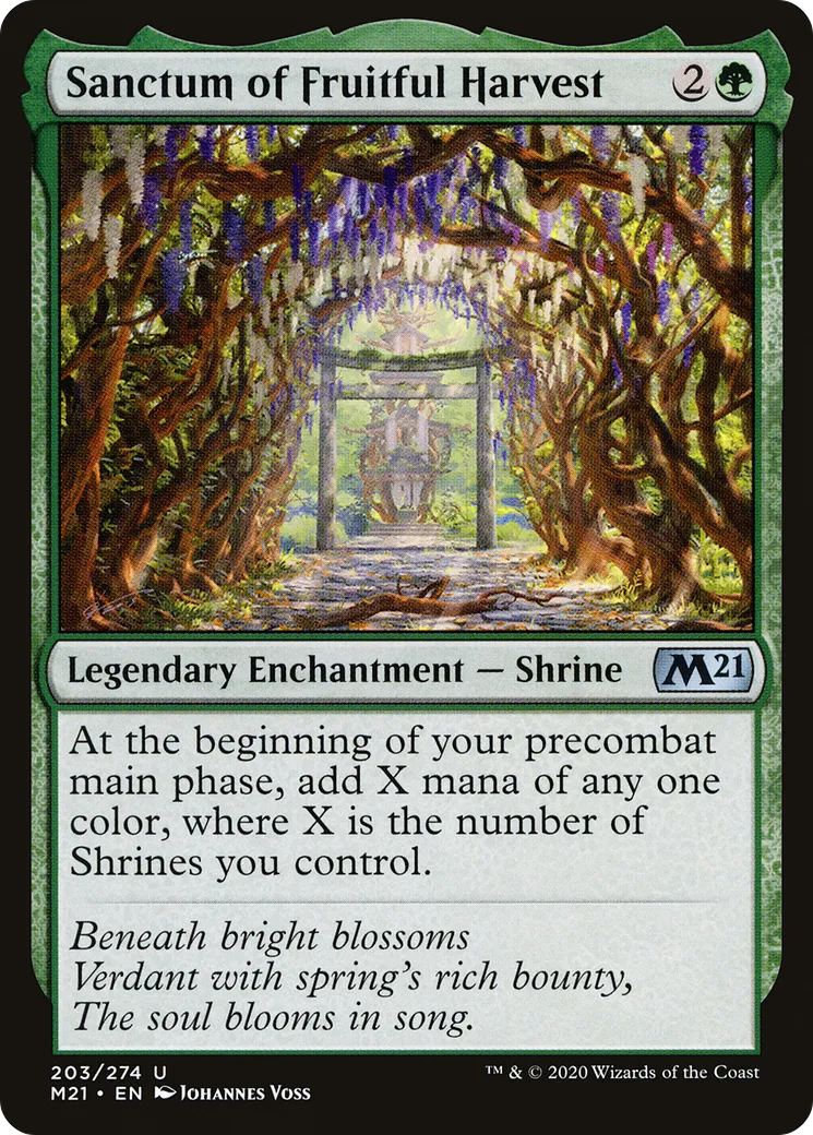 Sanctum of Fruitful Harvest — Core Set 2021 — Magic: The Gathering