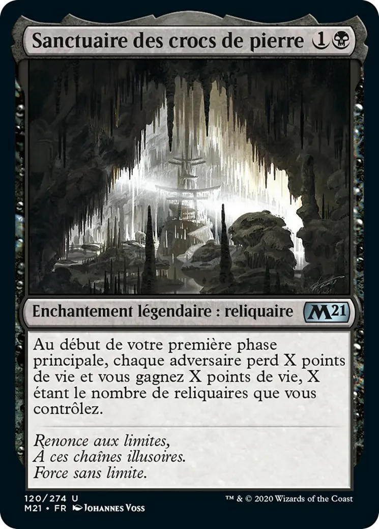 Sanctuaire des crocs de pierre from Core Set 2021 - Magic: The Gathering