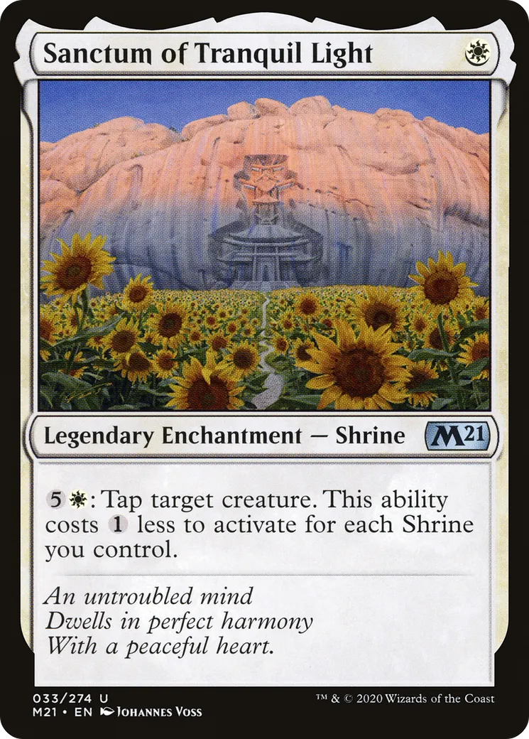 Sanctum of Tranquil Light — Core Set 2021 — Magic: The Gathering