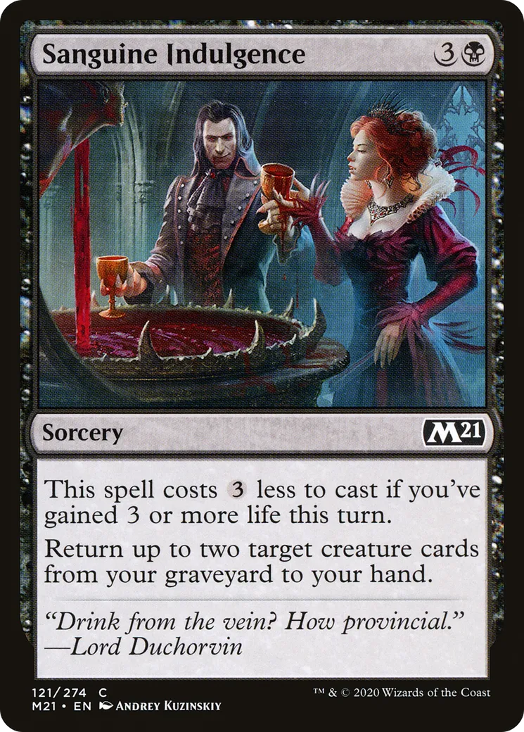 Assouvissement sanguin — Core Set 2021 — Magic: The Gathering