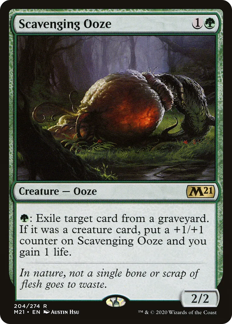 Scavenging Ooze — Core Set 2021 — Magic: The Gathering