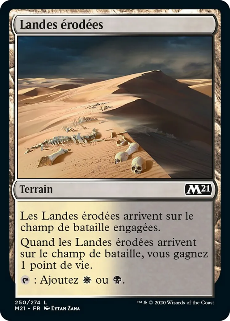 Landes érodées — Core Set 2021 — Magic: The Gathering