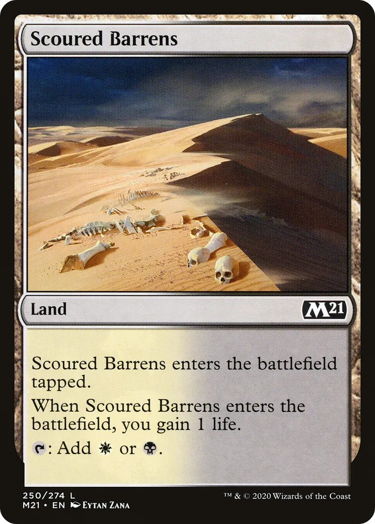 Landes érodées — Core Set 2021 — Magic: The Gathering