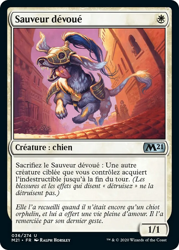 Sauveur dévoué — Core Set 2021 — Magic: The Gathering
