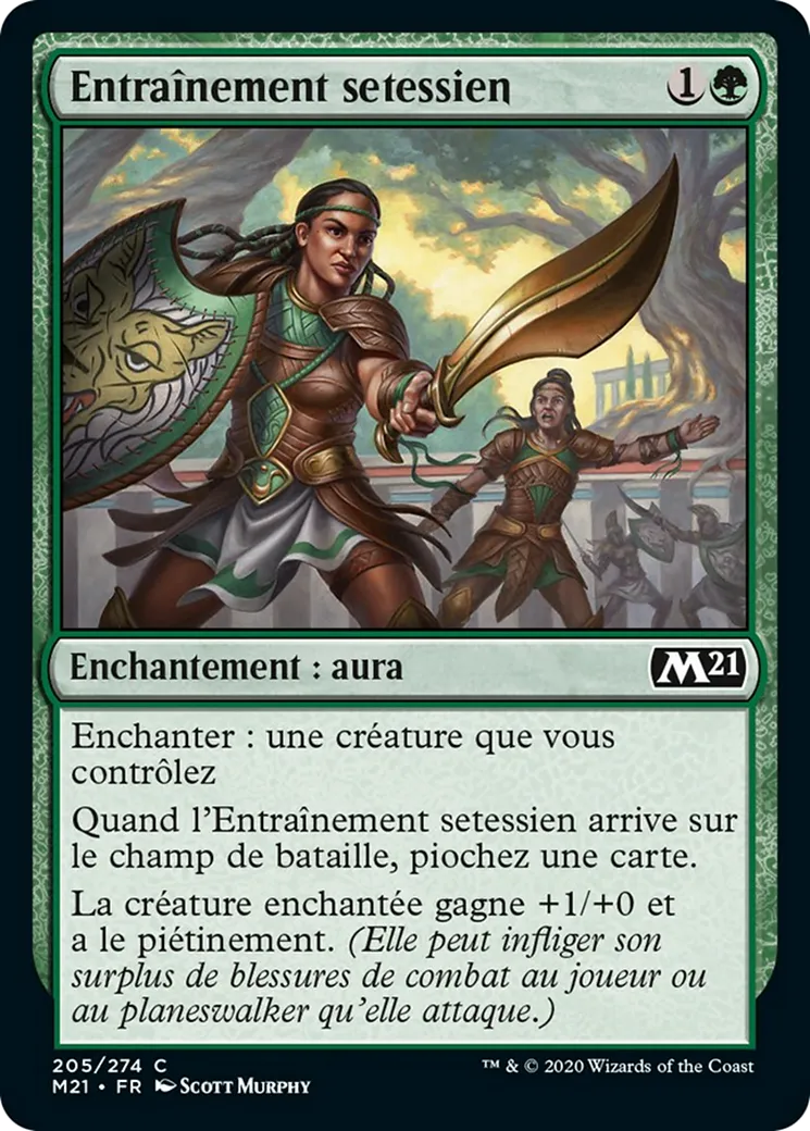 Entraînement setessien — Core Set 2021 — Magic: The Gathering