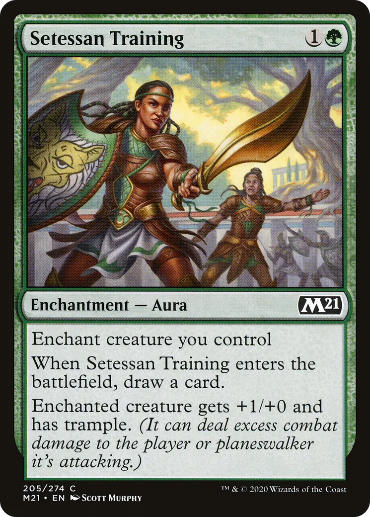 Setessan Training — Core Set 2021 — Magic: The Gathering