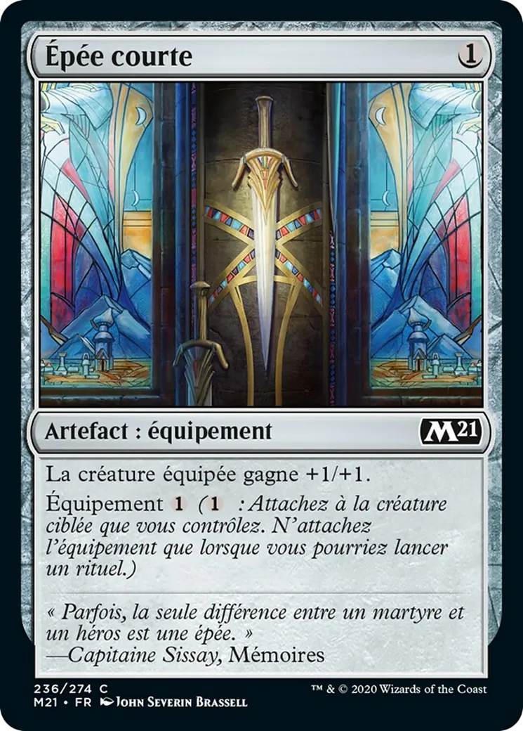 Épée courte — Core Set 2021 — Magic: The Gathering