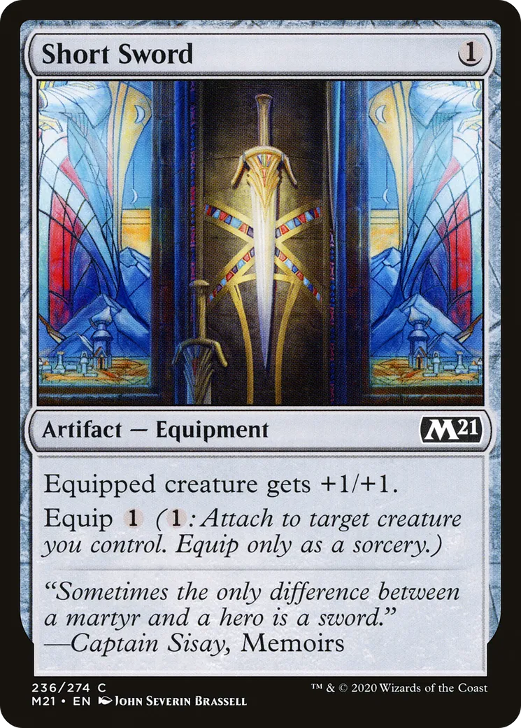 Épée courte — Core Set 2021 — Magic: The Gathering