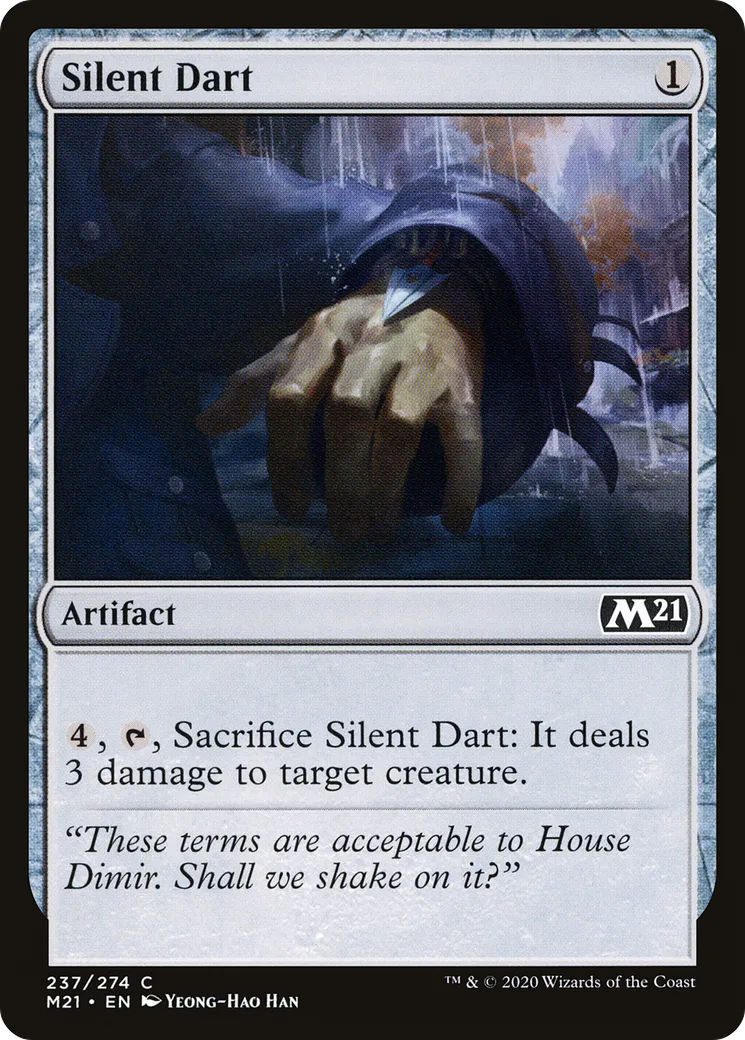 Fléchette silencieuse — Core Set 2021 — Magic: The Gathering