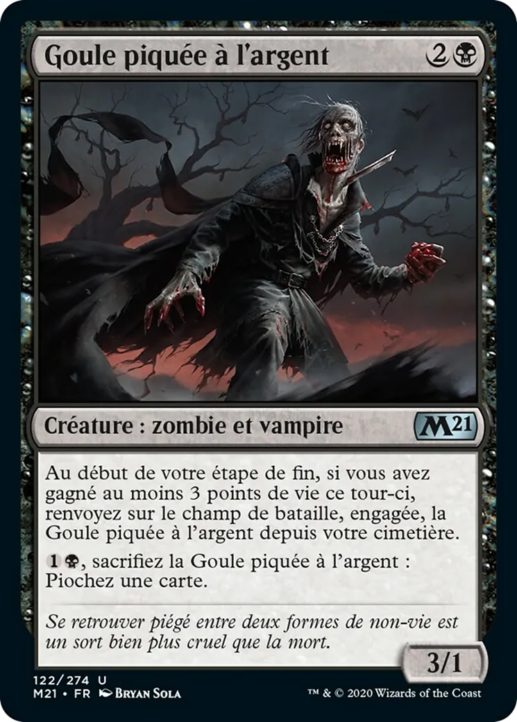 Goule piquée à l'argent — Core Set 2021 — Magic: The Gathering