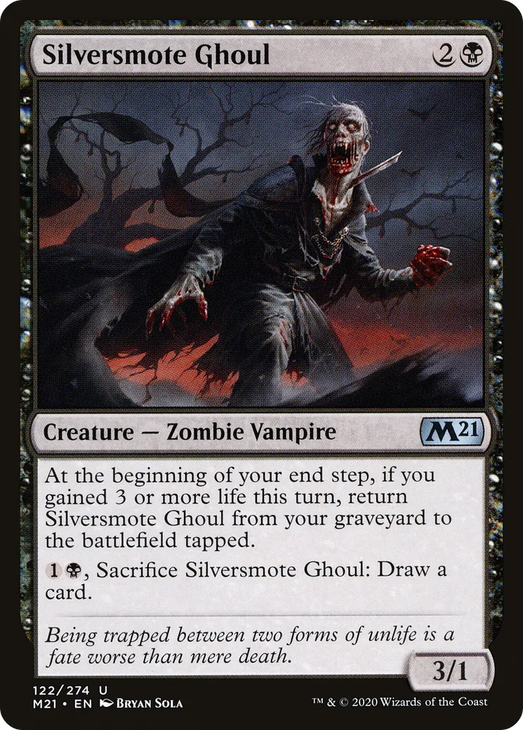 Goule piquée à l'argent — Core Set 2021 — Magic: The Gathering