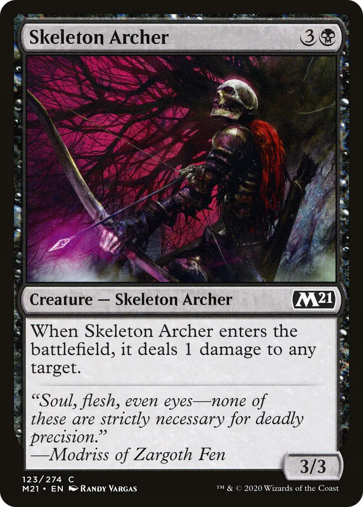 Skeleton Archer from Core Set 2021 - Magic: The Gathering