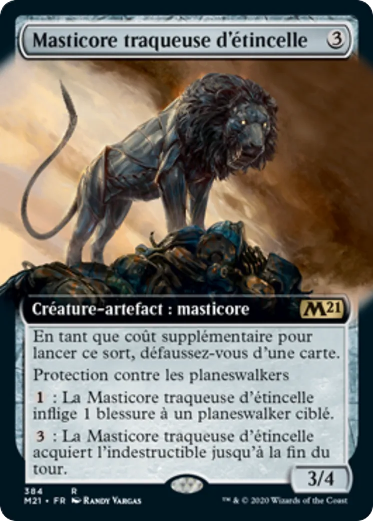 Masticore traqueuse d'étincelle — Core Set 2021 — Magic: The Gathering