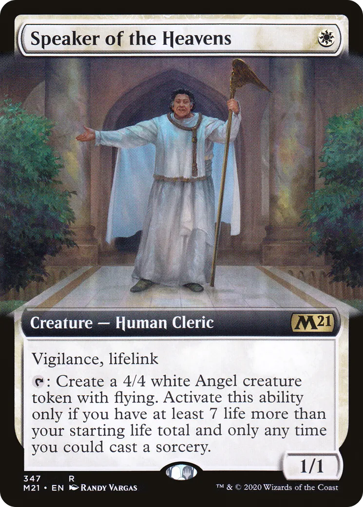 Speaker of the Heavens from Core Set 2021 - Magic: The Gathering