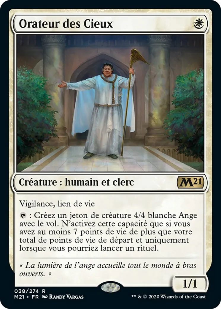 Orateur des Cieux from Core Set 2021 - Magic: The Gathering